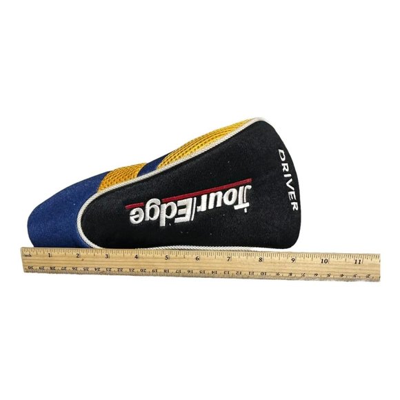 Tour Edge Jr Golf Driver Head Cover Blue and Yellow Embroidered VGUC - Picture 7 of 7